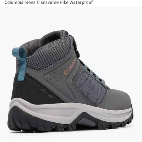 EUC Columbia mens Transverse Hike Waterproof boots Size 11.5 Wide. - Picture 2 of 12